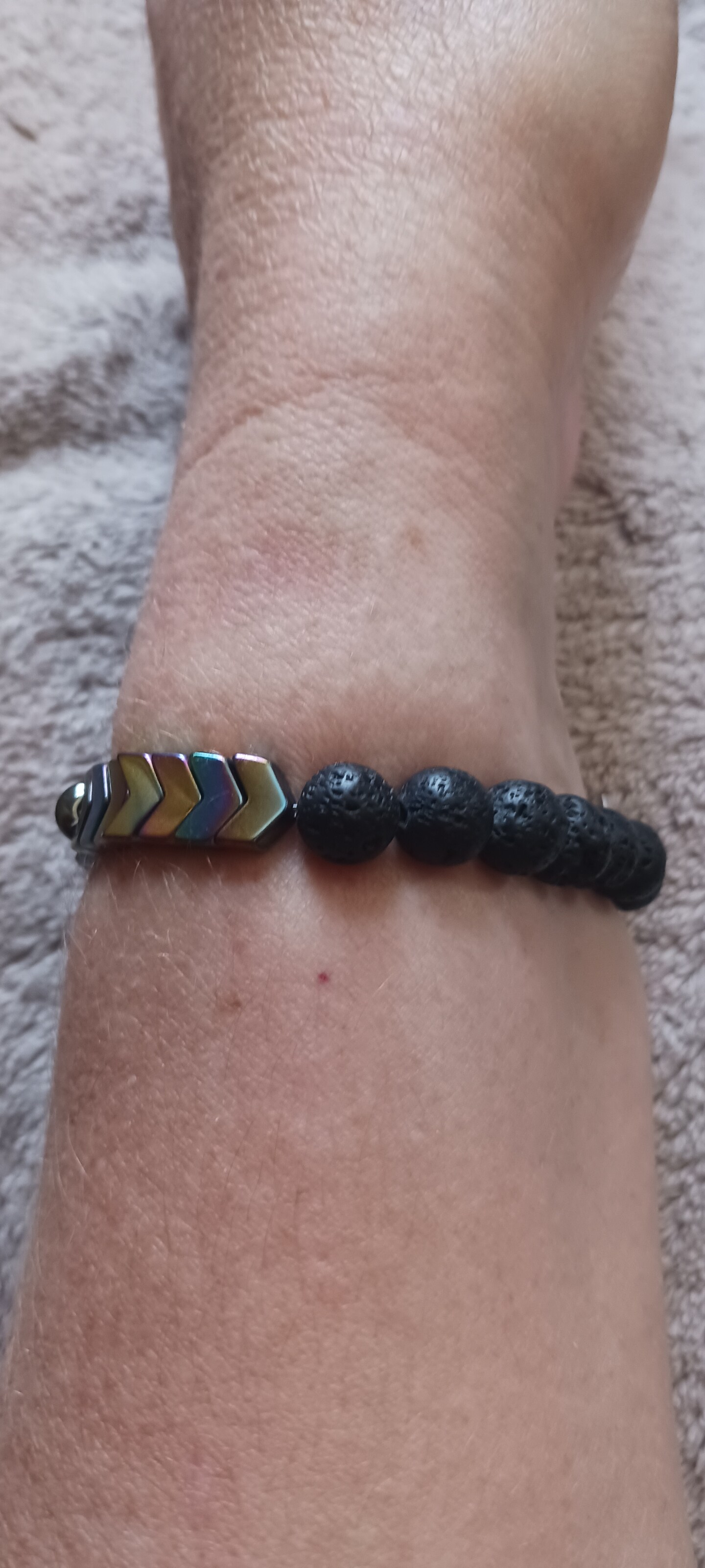 Diffuser Bracelet Hematite Arrow Bracelet Sacred Arrow Himalayan