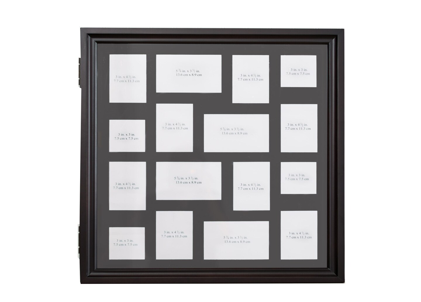 Jewelry Storage Photo Collage Frame, Black