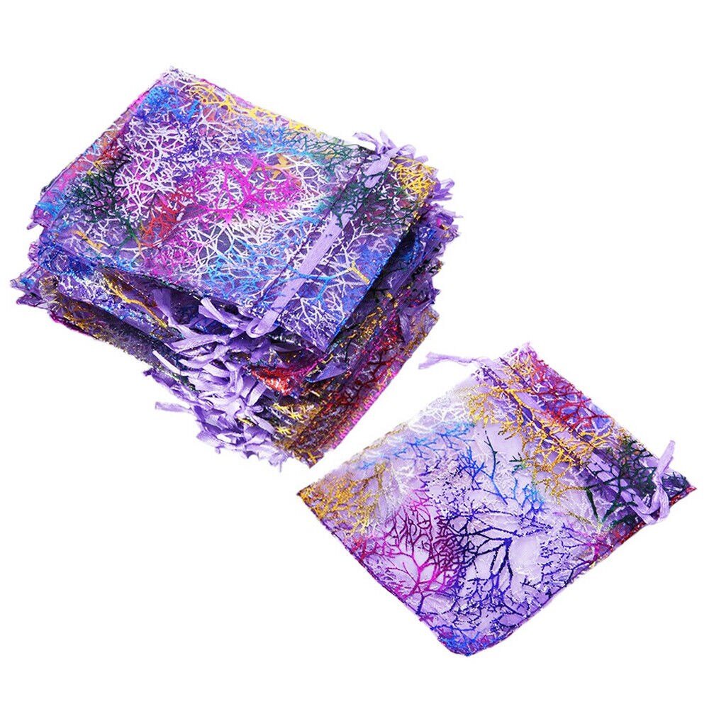 3x4 Sheer Coralline Bag Pouch 50 pcs