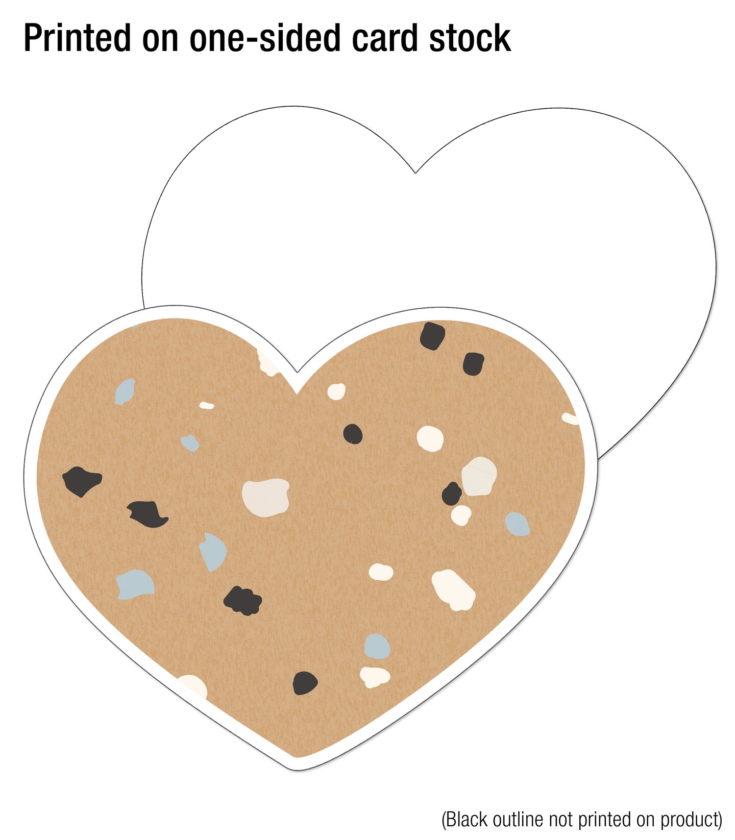 Carson Dellosa We Belong 36-Piece Boho Decor, Pastel and Black and White Hearts and Circle Cutouts for Classroom, Bulletin Board, and Valentine's Day Decorations