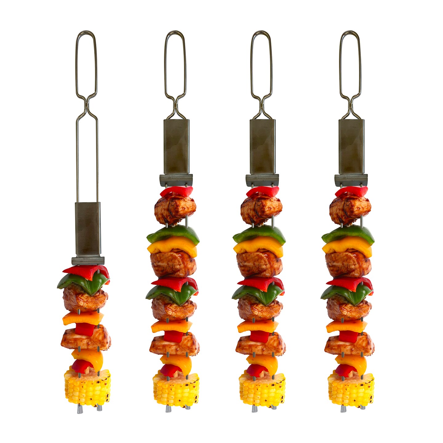 Metallic Stainless Steel Slider Skewers