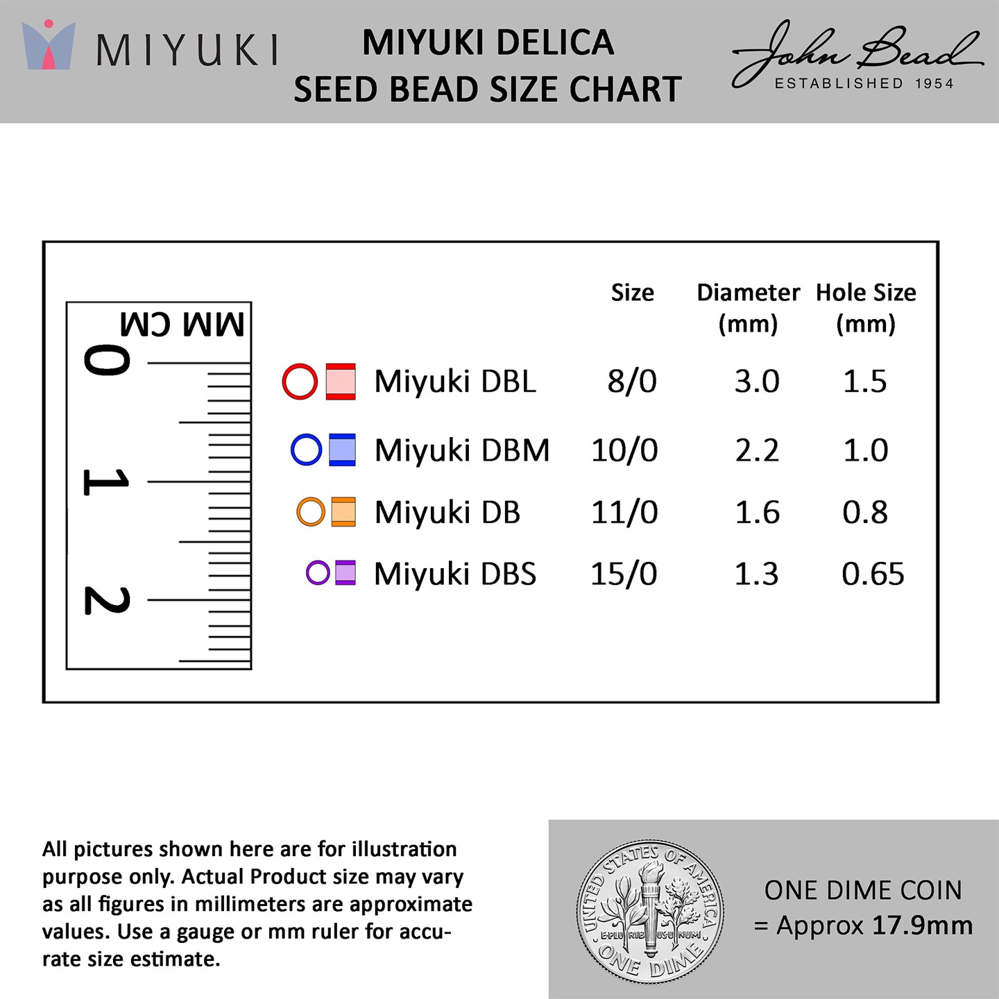 Miyuki Delica 5.2g Matte Glass Beads, 11/0