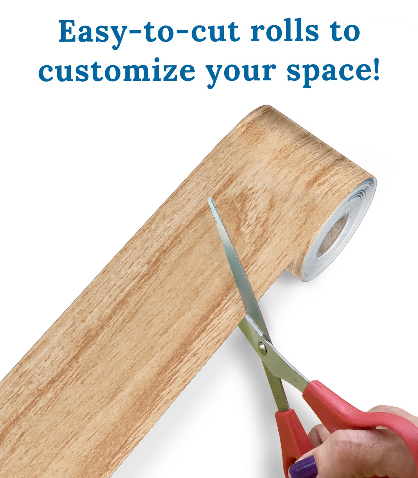 Carson Dellosa Grow Together 65Ft of Light Wood Grain Bulletin Board Borders, 1 Roll of Natural Trim for Rolling Whiteboard, Cork and Posterboard, Party, Classroom Decorations, and Farmhouse Decor