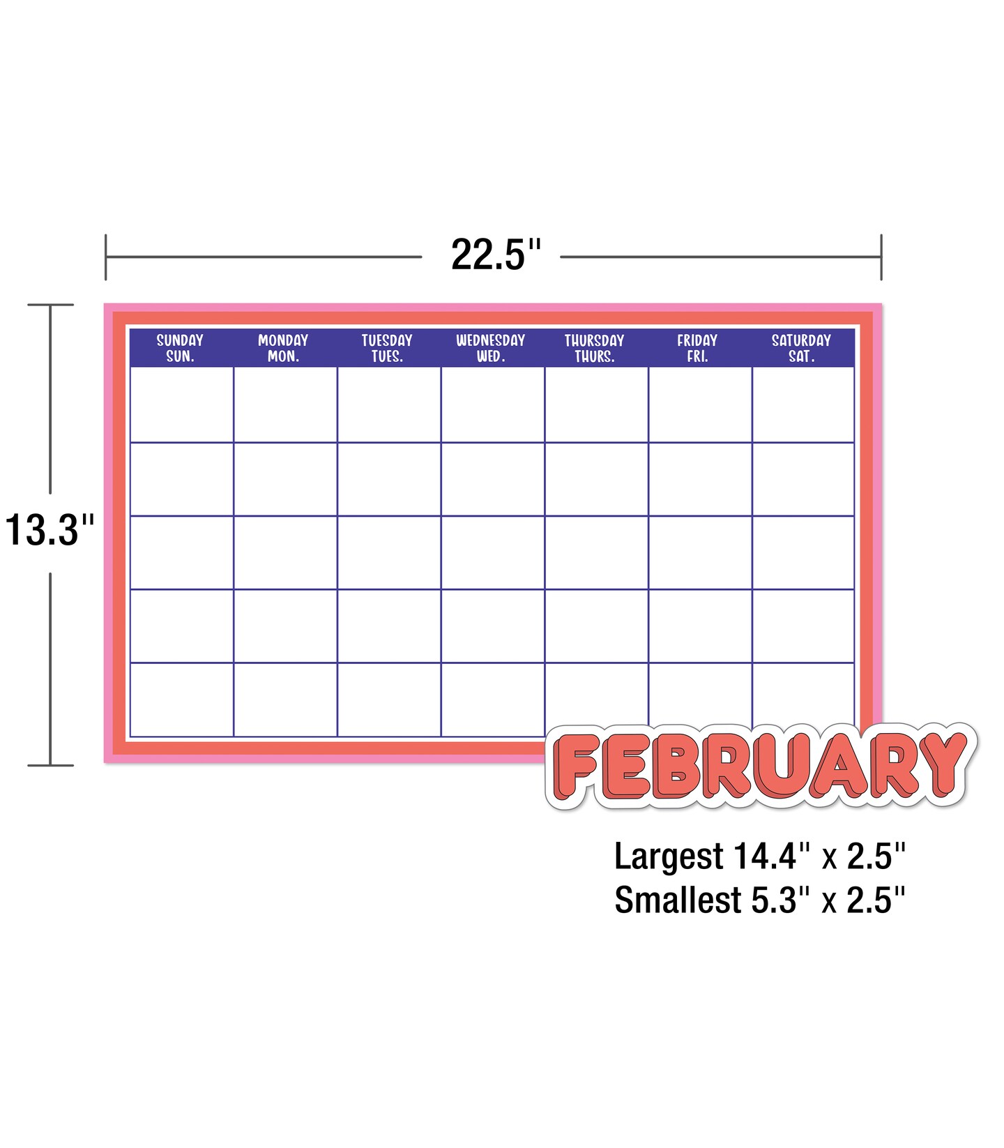 Carson Dellosa We Stick Together 163 pc Set Wall Calendar, Monthly Headers, Holidays, Birthdays, Number Cover Ups, Seasons, Days of the Week Chart, and More, Groovy Bulletin Board and Classroom Decor