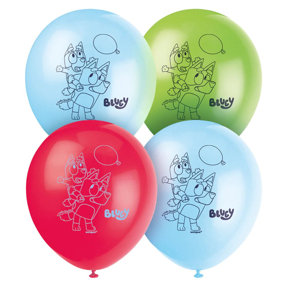 Bluey 12&#x22; Latex Balloons  - 8ct
