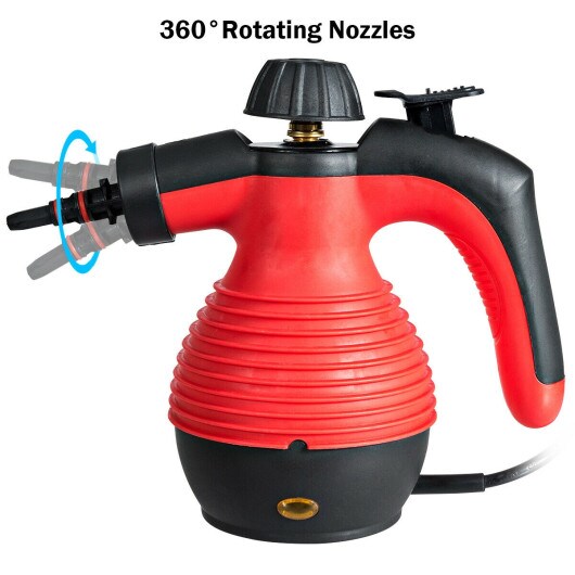 1050W Multi-Purpose Handheld Pressurized Steam Cleaner