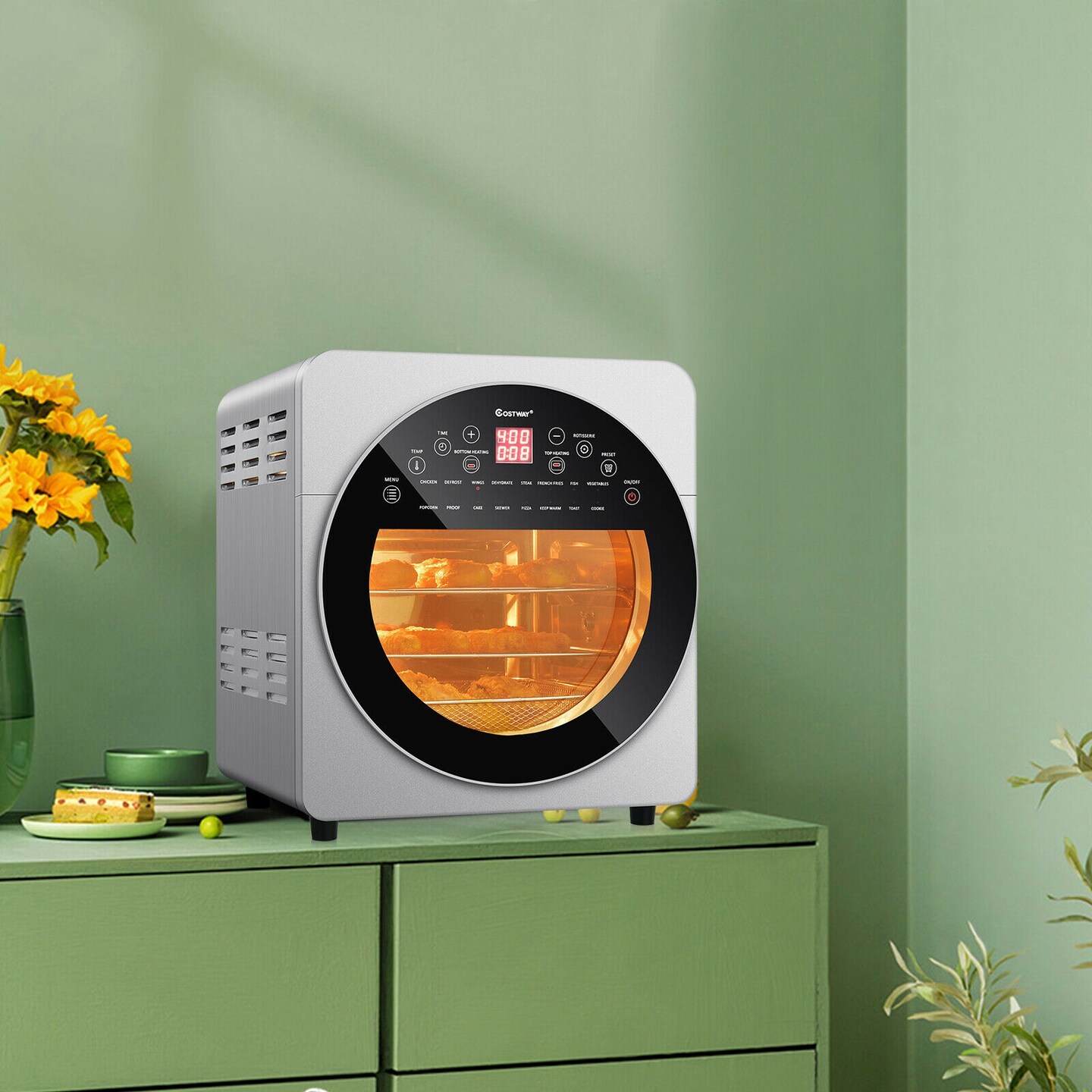 1 Air Fryer Toaster Rotisserie Dehydrator Oven
