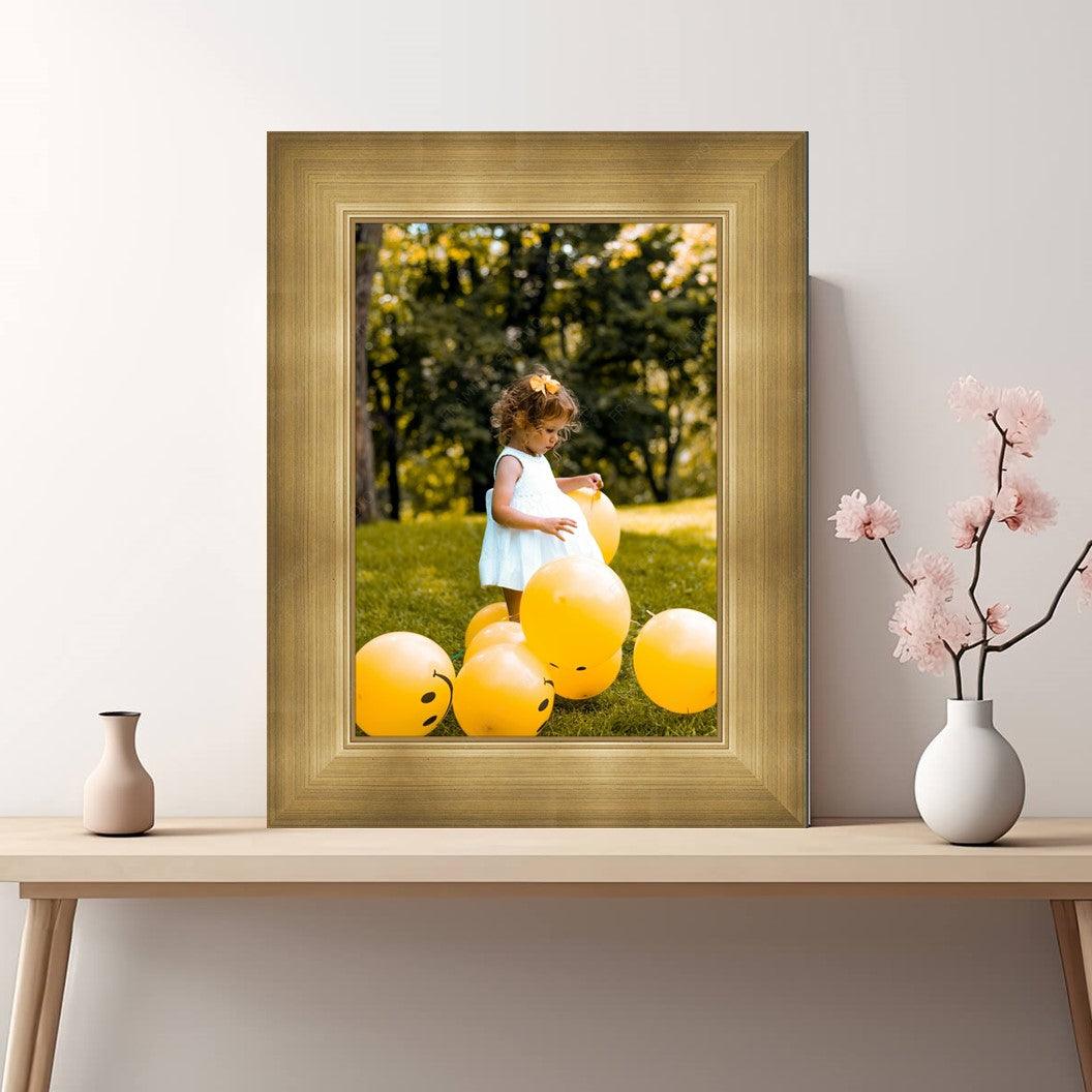 Contemporary Gold Picture Frame Modern Gallery Wall Framing