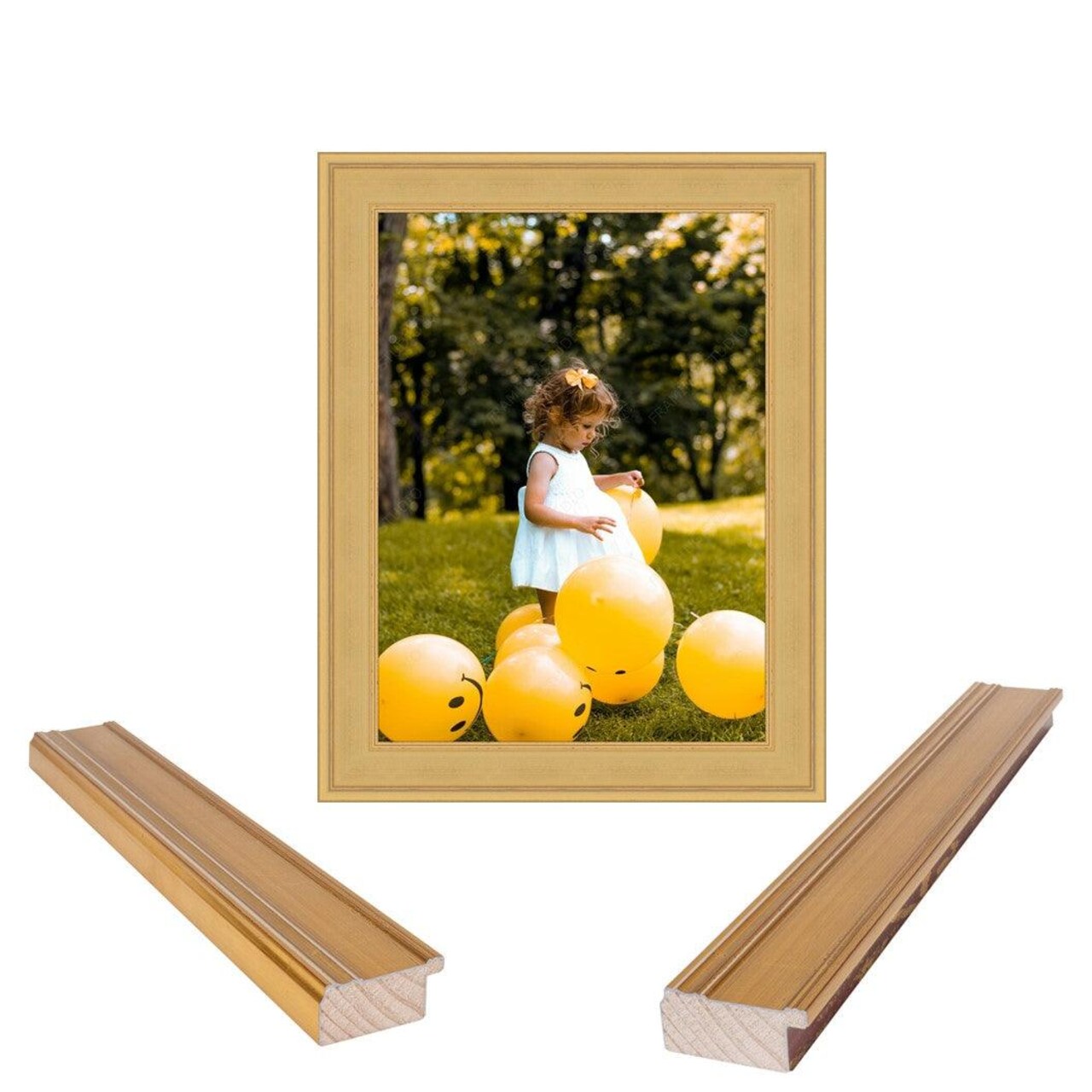 Traditional Gold Leaf Flat Panel Picture Frame | Michaels