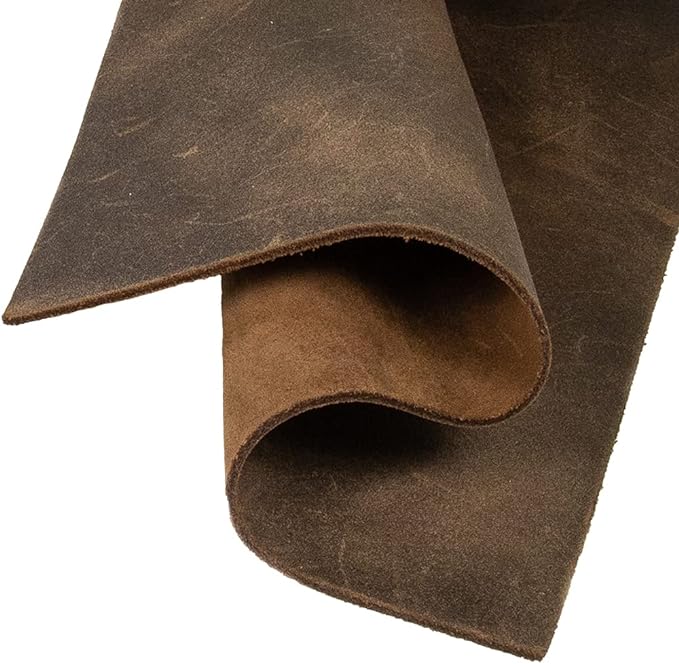 FabricLA | Genuine Leather | Tooling and Crafting Sheets | Heavy Duty Full Grain Cowhide Leathers