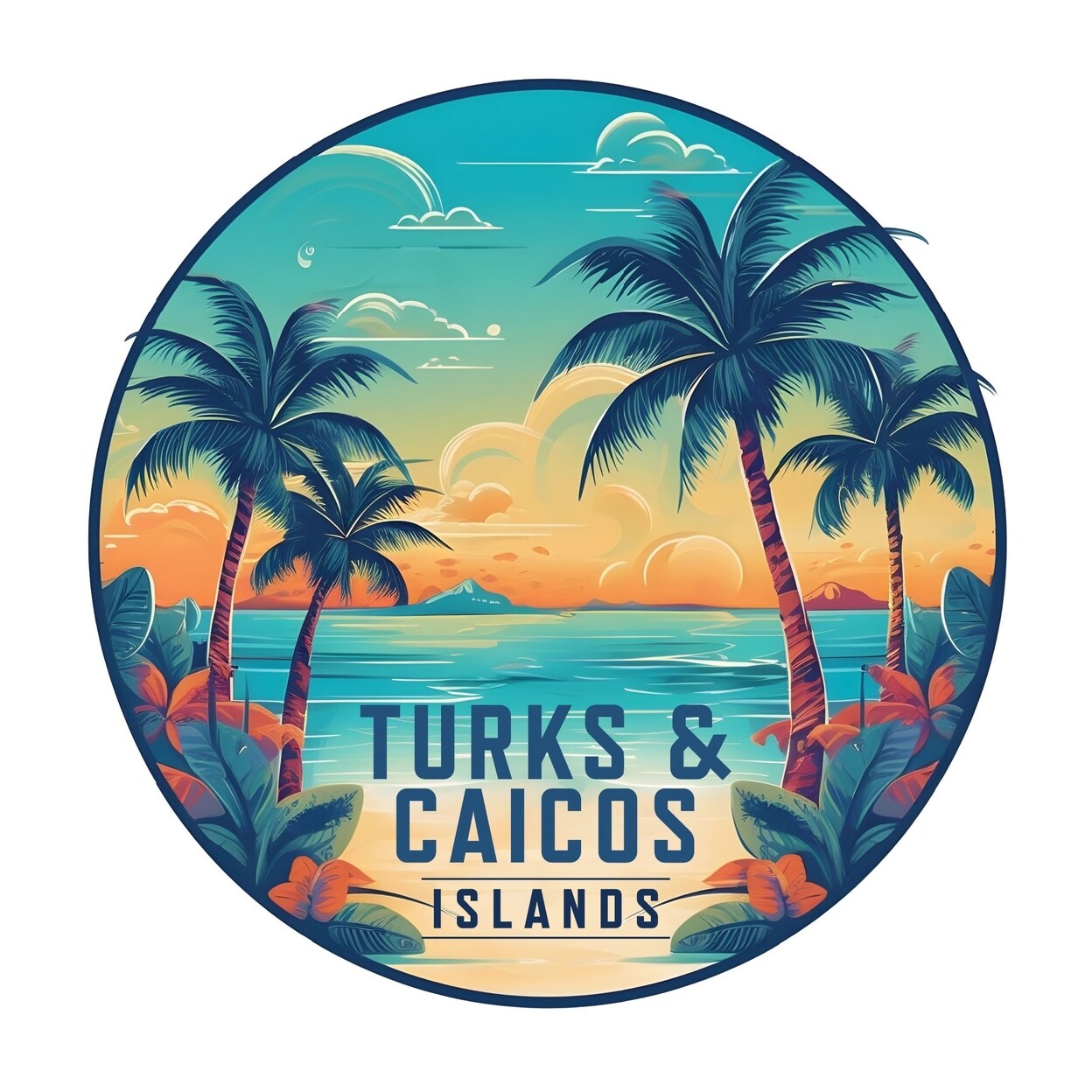 Turks And Caicos D Exclusive Destination Fridge Decor Magnet