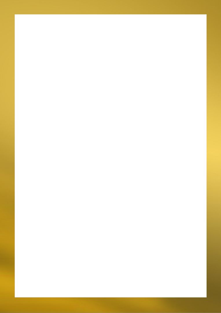 Great Papers! Flat Card Invitation and Envelopes, Metallic Gold Border, 5.5&#x22; x 7.75&#x22;, Printer Compatible, 20 Invitations/20 Envelopes