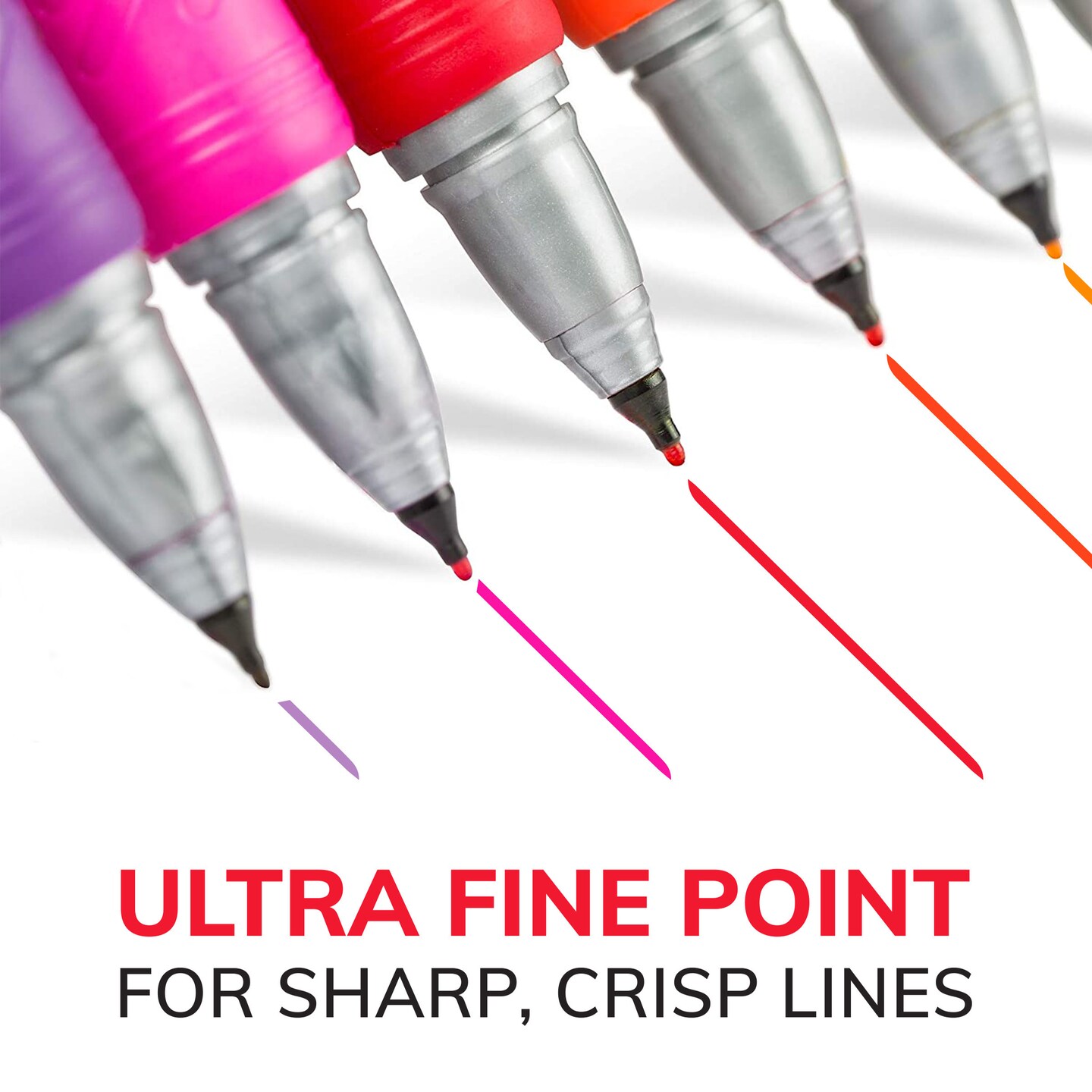 BIC Intensity Fashion Permanent Markers, Ultra Fine Point, Assorted Colors, Non-Slip Grip For Comfort & Control, 36-Count