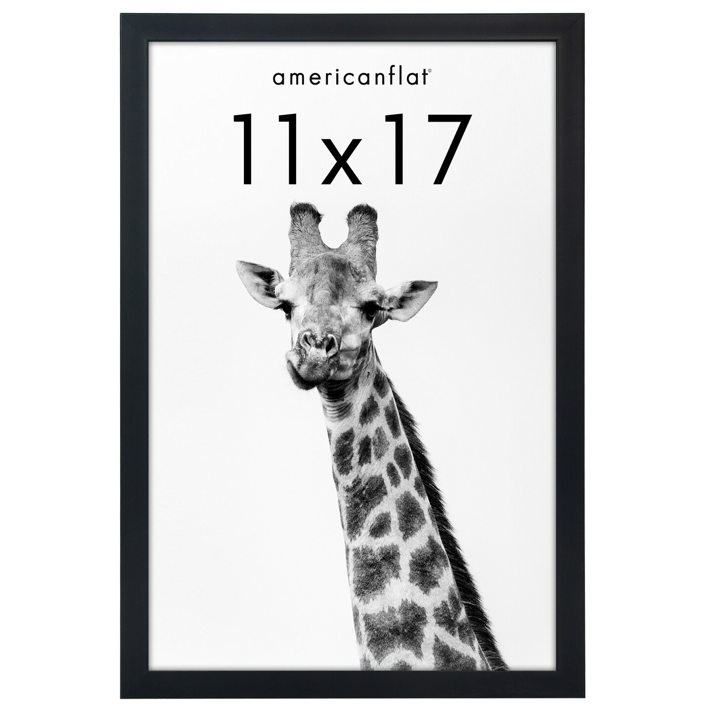 Americanflat Gallery-Style Picture Frame - Ideal Frame for Gallery Wall Display - Showcase Artwork, Prints, and Photos - Shatter Resistant Glass - Hanging Hardware with Drywall Anchor