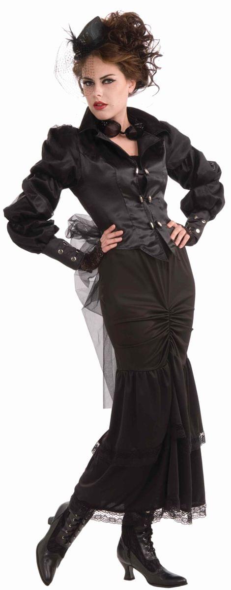 Steampunk Jacket w/Sheer Netting &#x26;Skirt Costume Adult Size Standard