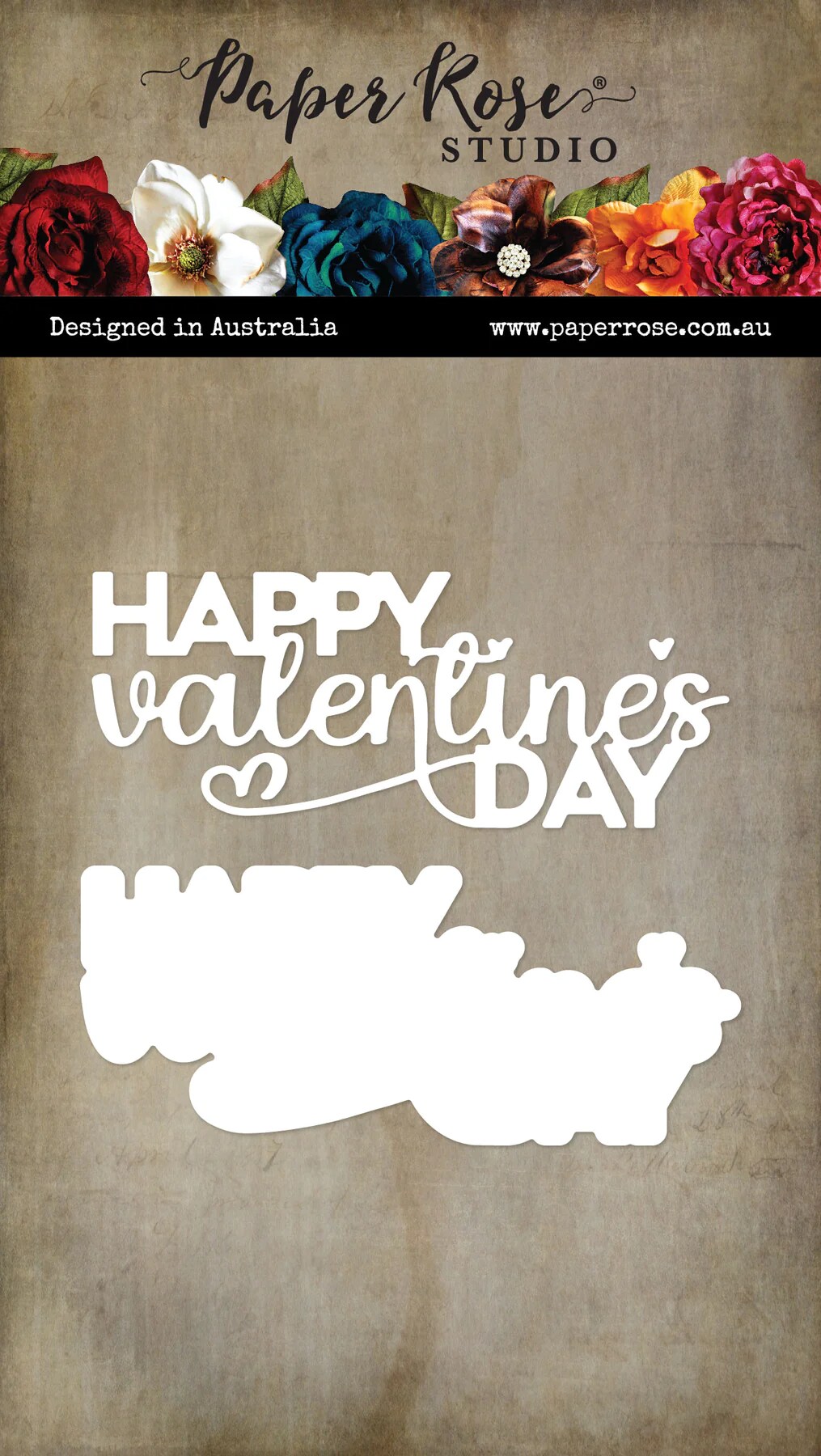 Happy Valentine&#x27;s Day Metal Cutting Die 31581