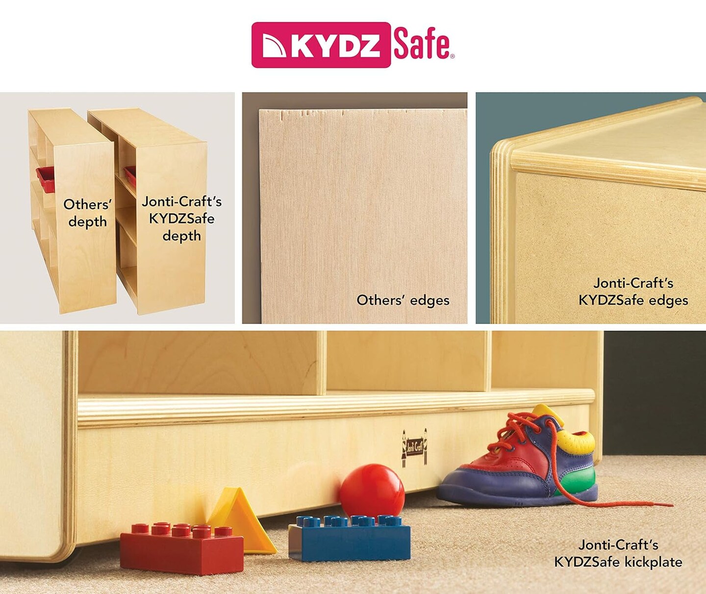 Culinary Creations Play Kitchen Wooden Toy Refrigerator 2410JC