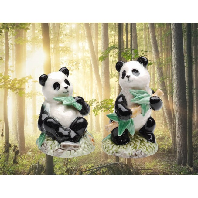 Panda Ceramic Salt And Pepper Shakers