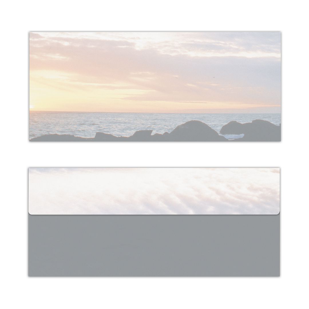 Great Papers! Horizon 2-Sided 8.5" x 11" Letterhead and #10 Envelope Scenic Stationery Set, 50 Stationery Sheets with 2-sided printing, and 25 Matching #10 Envelopes, Printer compatible