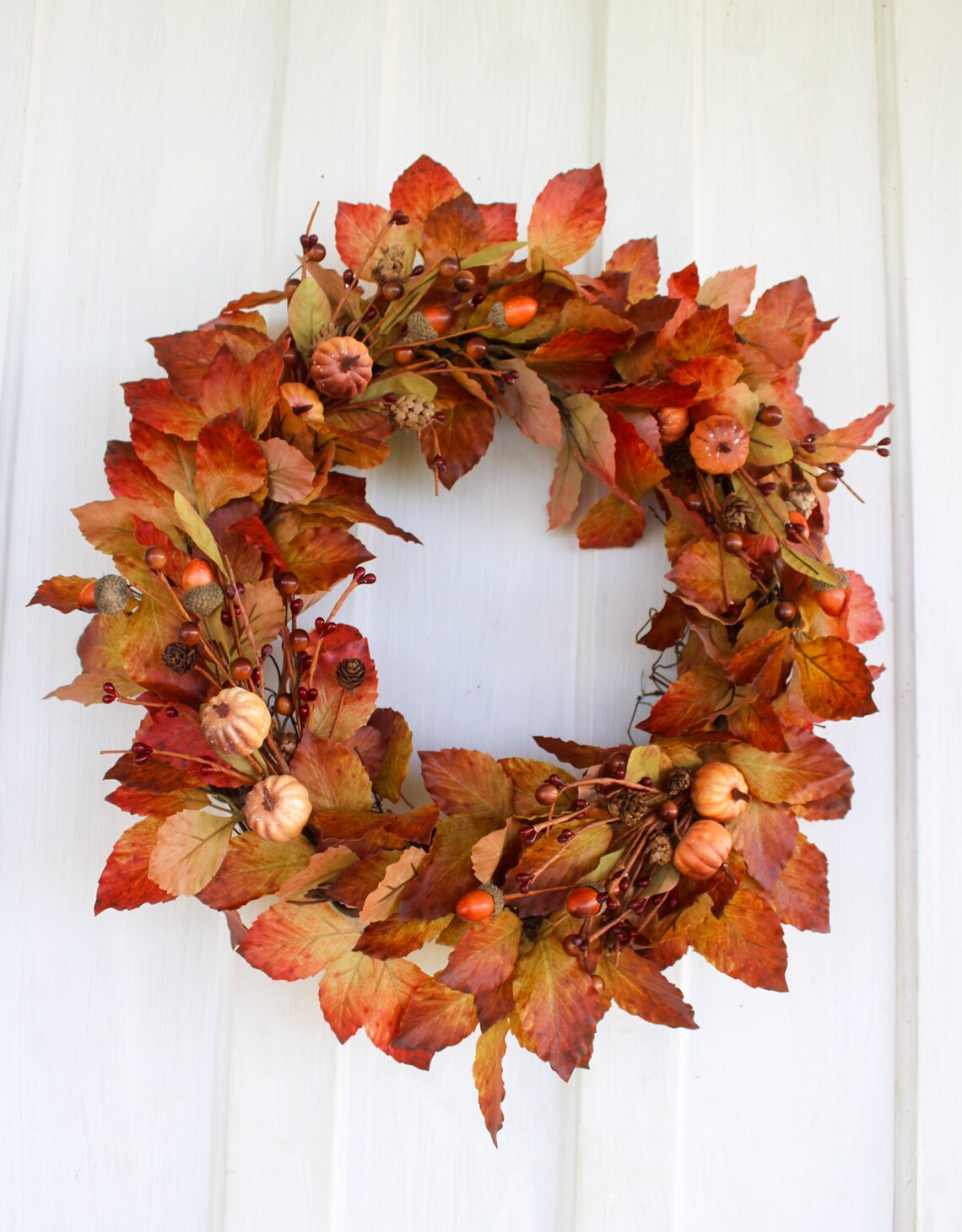 FALL FOILAGE popular WREATH