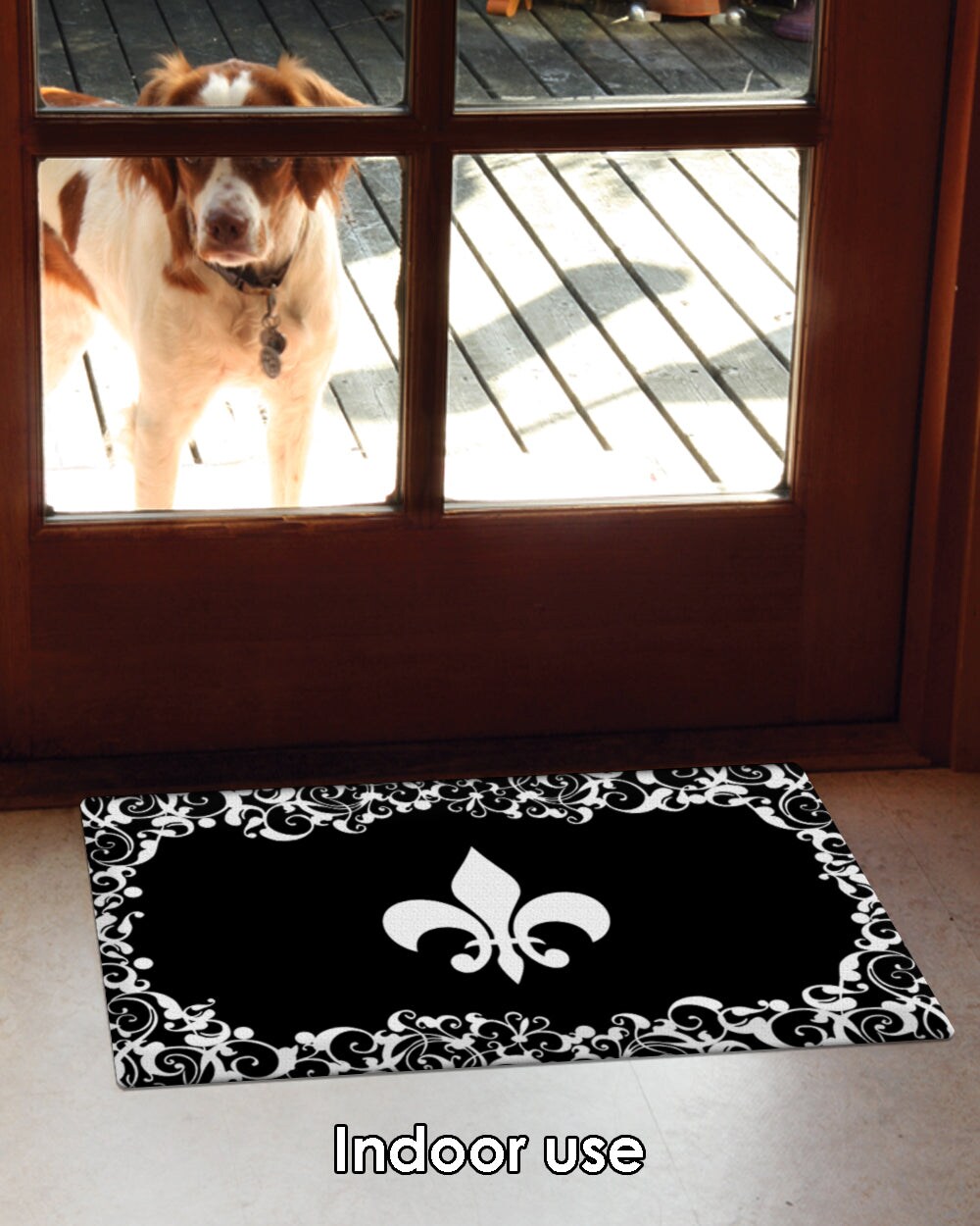 Fleur De Lis Door Mat (18 x 30&#x22;)