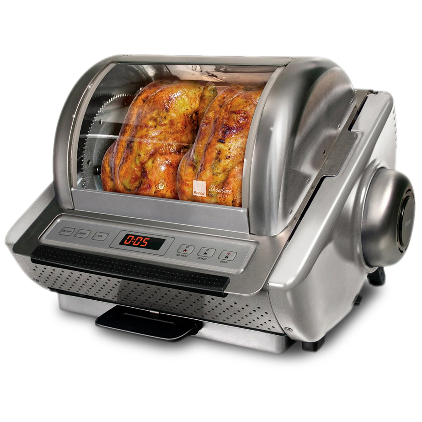 Ronco Ez-Store Rotisserie Oven Large Capacity (15Lbs) Countertop Oven Multi-Purpose Basket For Versatile Cooking Digital