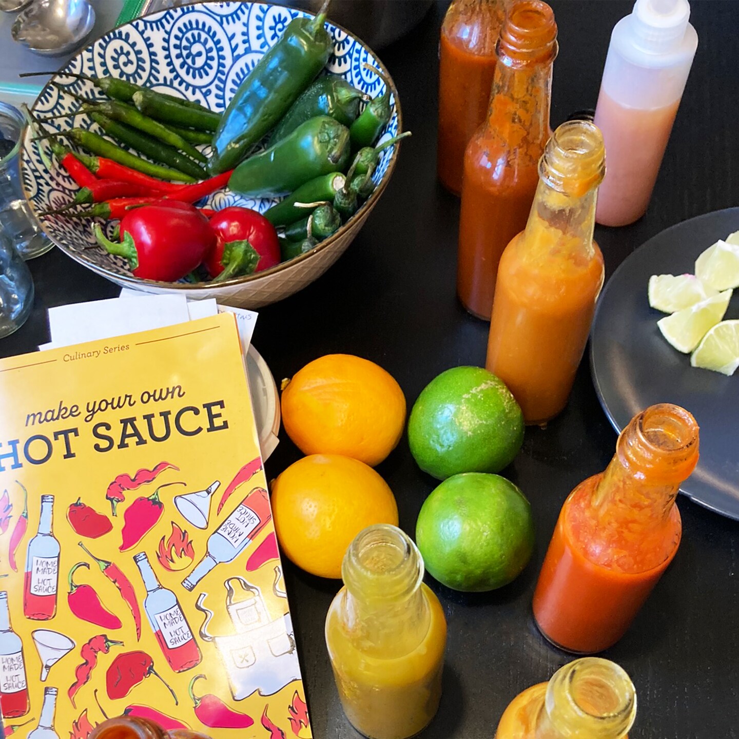 Grow and Make Deluxe DIY Hot Sauce Making Kit - Learn How to Make 6 Spicy Sauces