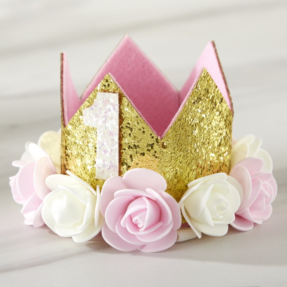 Gold Glitter 1st Birthday D&#xE9;cor Kit