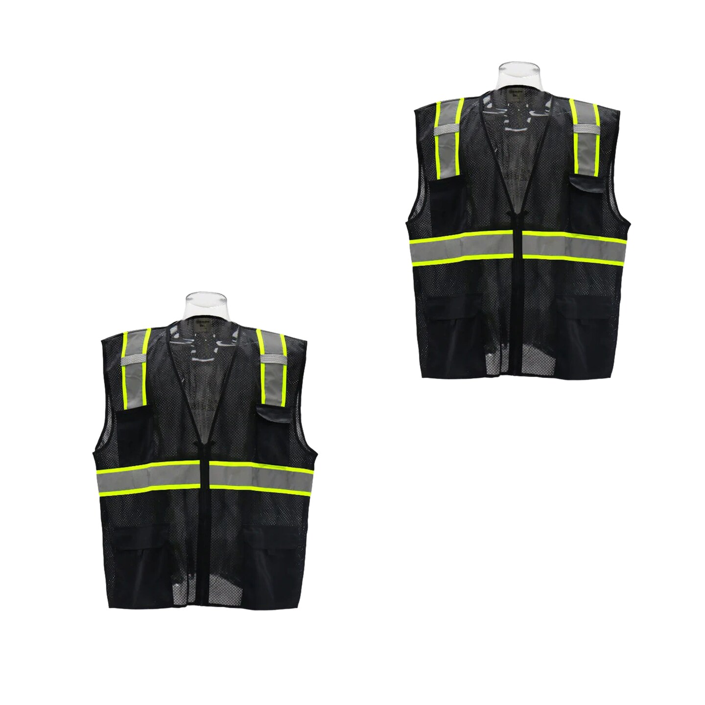 Multi Colors and Pocket Safety Vest Utility, Work, and High
