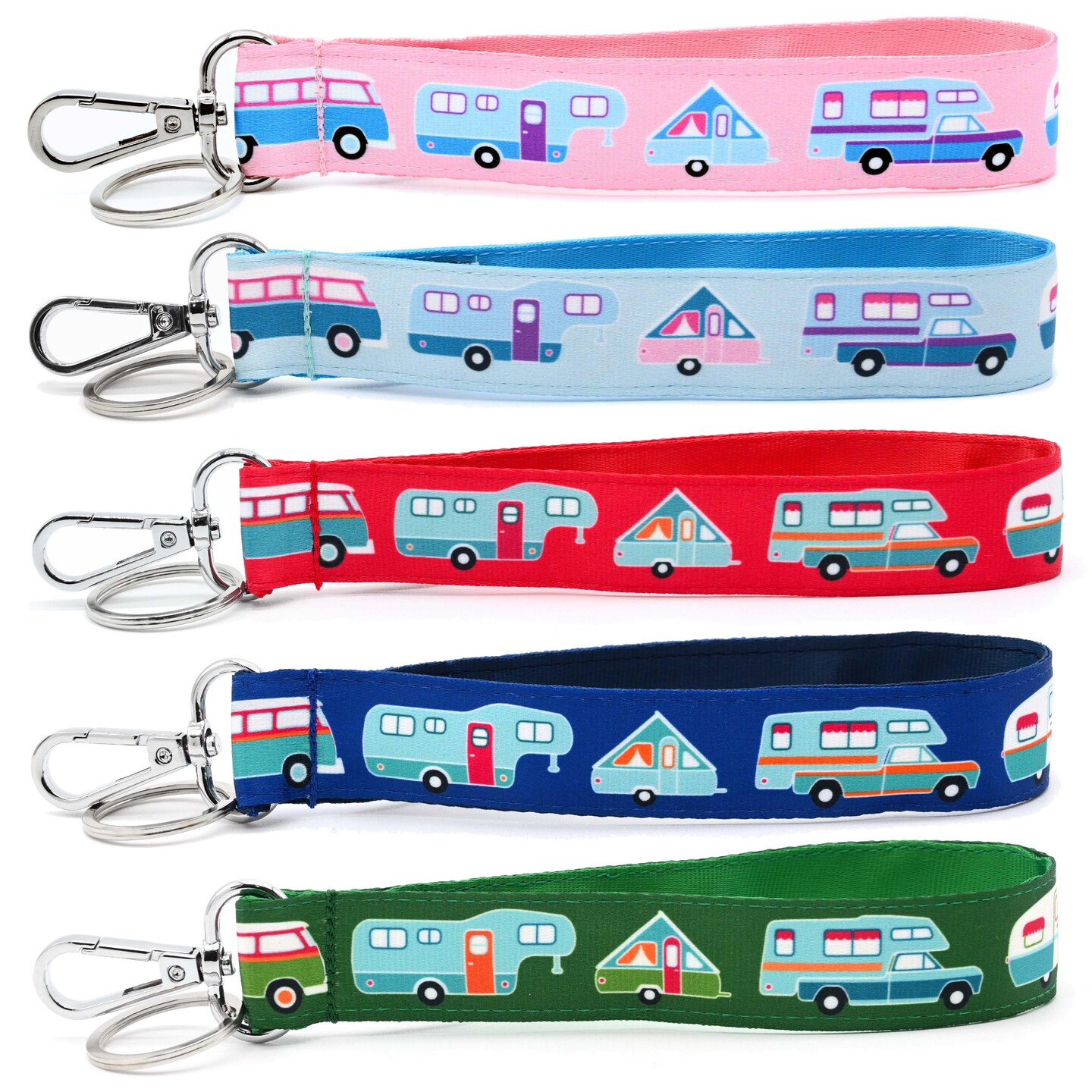 Camper Keychain • 5 Colors Available • Key Fob • Vintage Car • Trailer ...