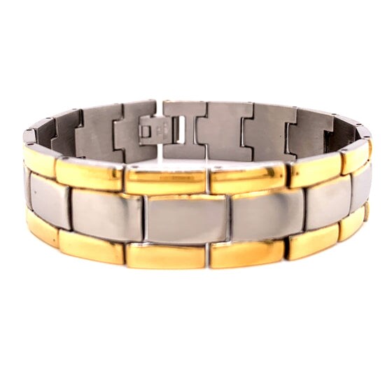 Gold & Stainless Steel Bracelet Michaels