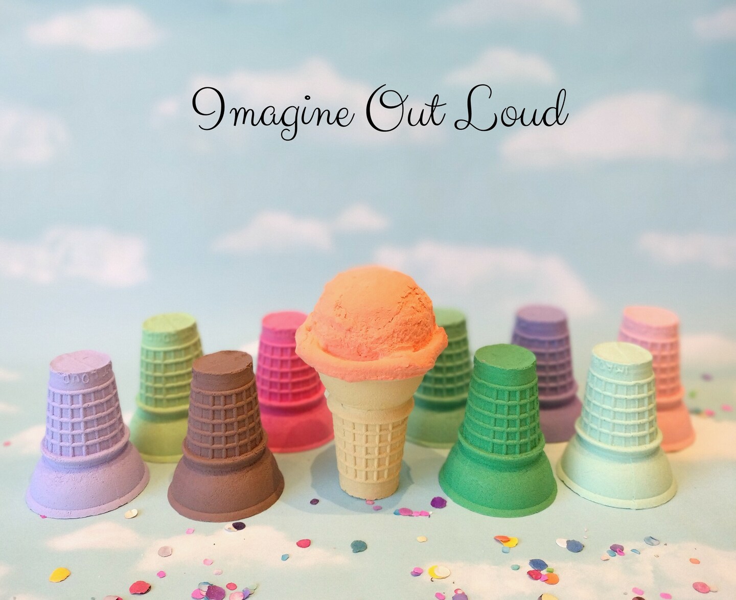 Fake Ice Cream Cone And Color Choice Orange Prop Makerplace By Michaels