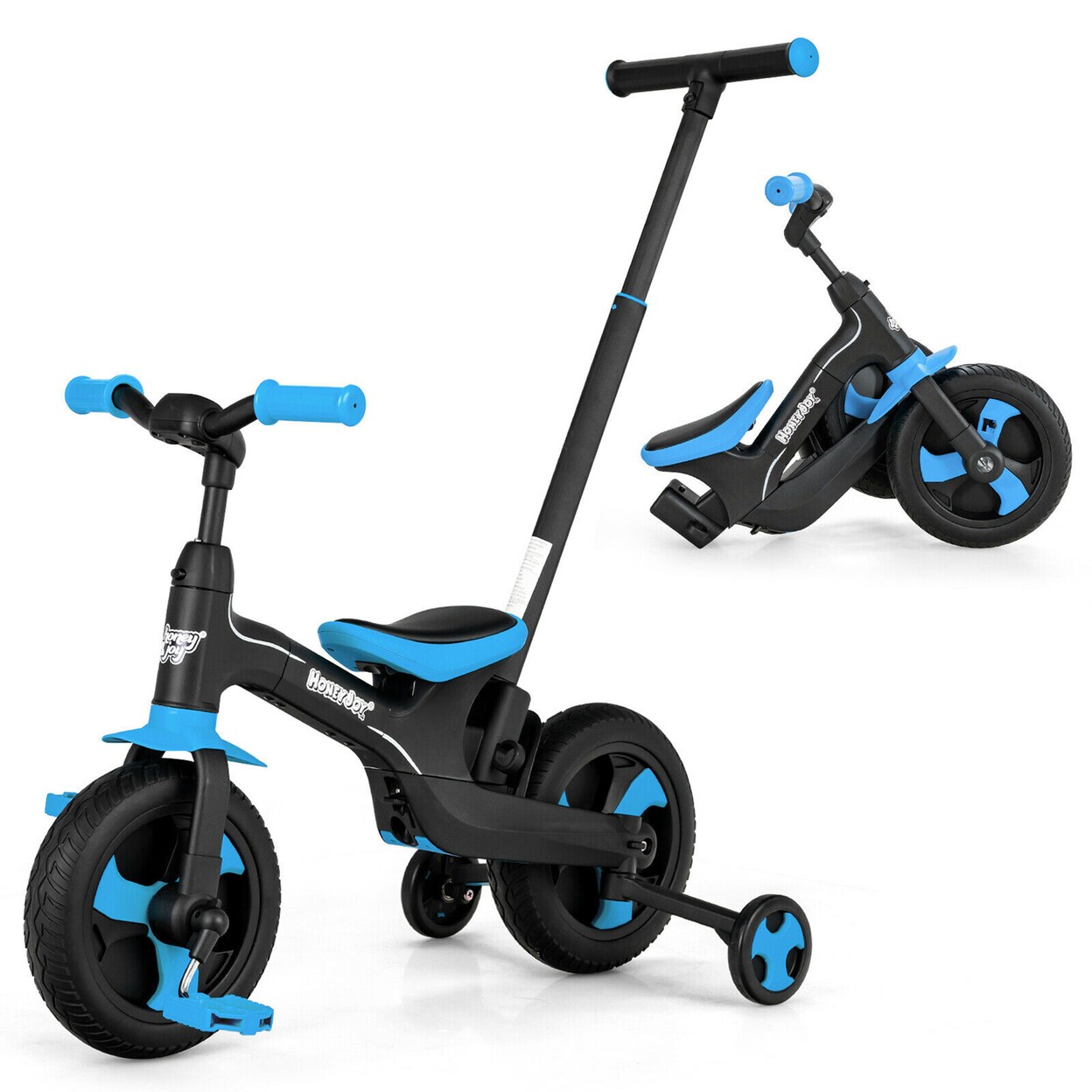 Gymax 5 in 1 Kids Bicycle Foldable Toddler Balance Bike W