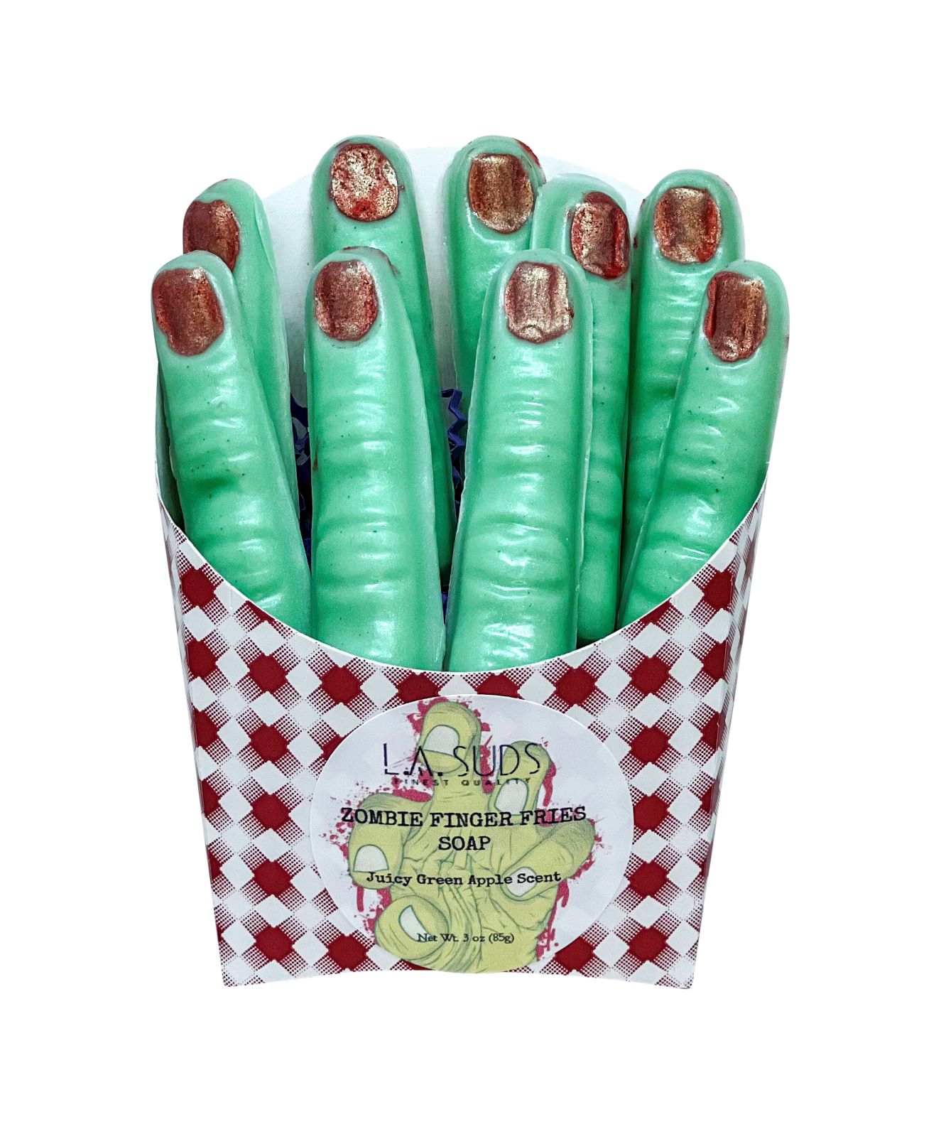 Zombie Finger Fries Halloween Soap SetGreen Apple Scent MakerPlace