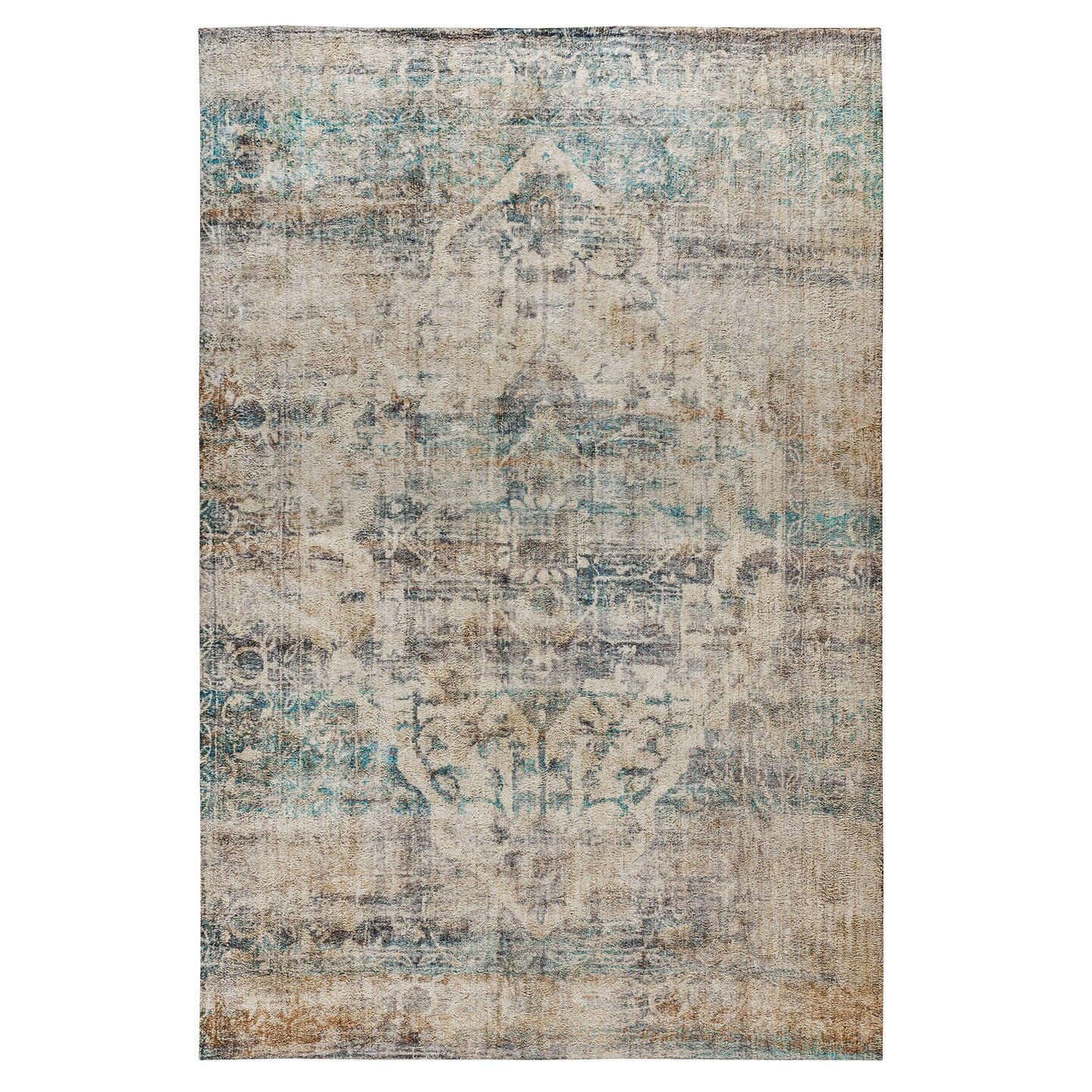 Masada Rugs Traditional Artisan Old English Area Rug, Color: Blue, Size ...