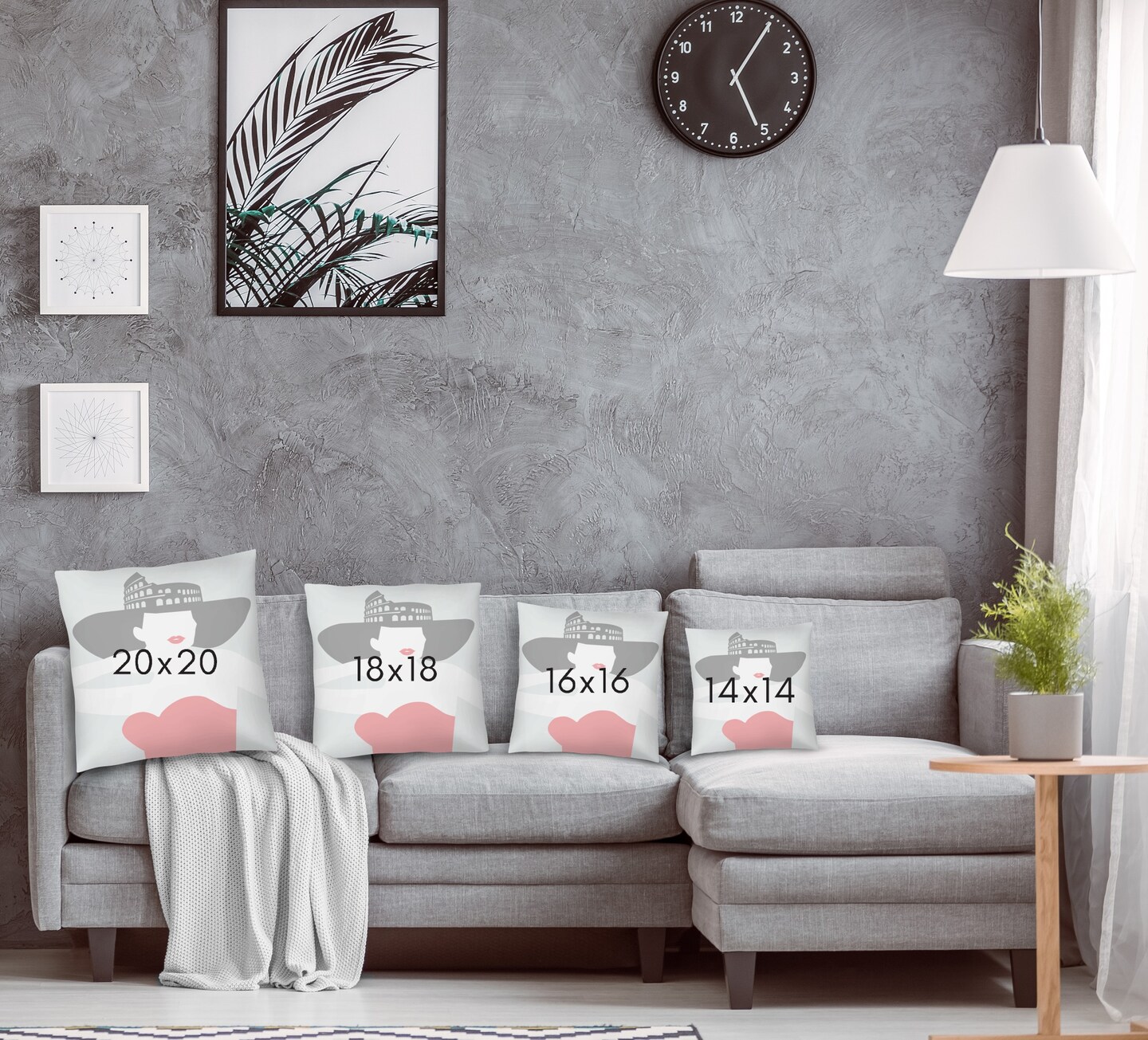 Roma Fashion by Atelier Posters Throw Pillow Americanflat Decorative Pillow