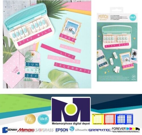 We R Memory Keepers Word Punch Board 661599 by American Crafts