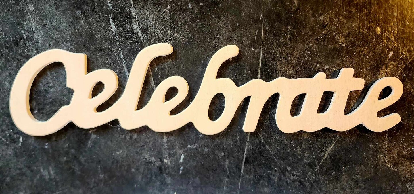 Forms and Shapes - CELEBRATE Word
