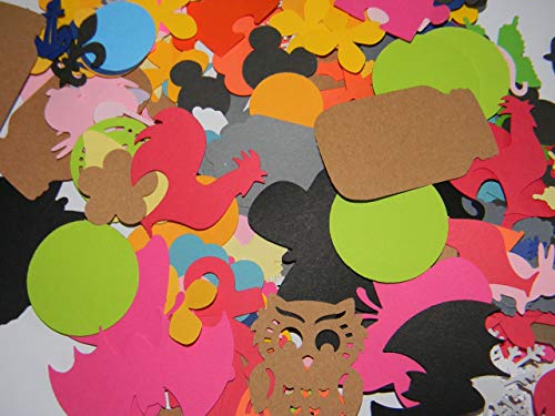 Paper Shapes Confetti Assorted Bag of Paper Die Cuts, Kids Craft