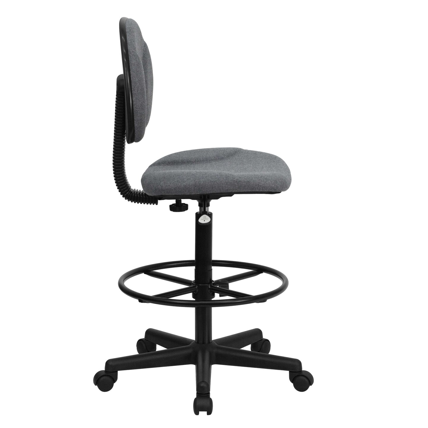Emma and Oliver Two Cylinder Drafting Chair (Cylinders: 22.5&#x22;-27&#x22;H or 26&#x22;-30.5&#x22;H)