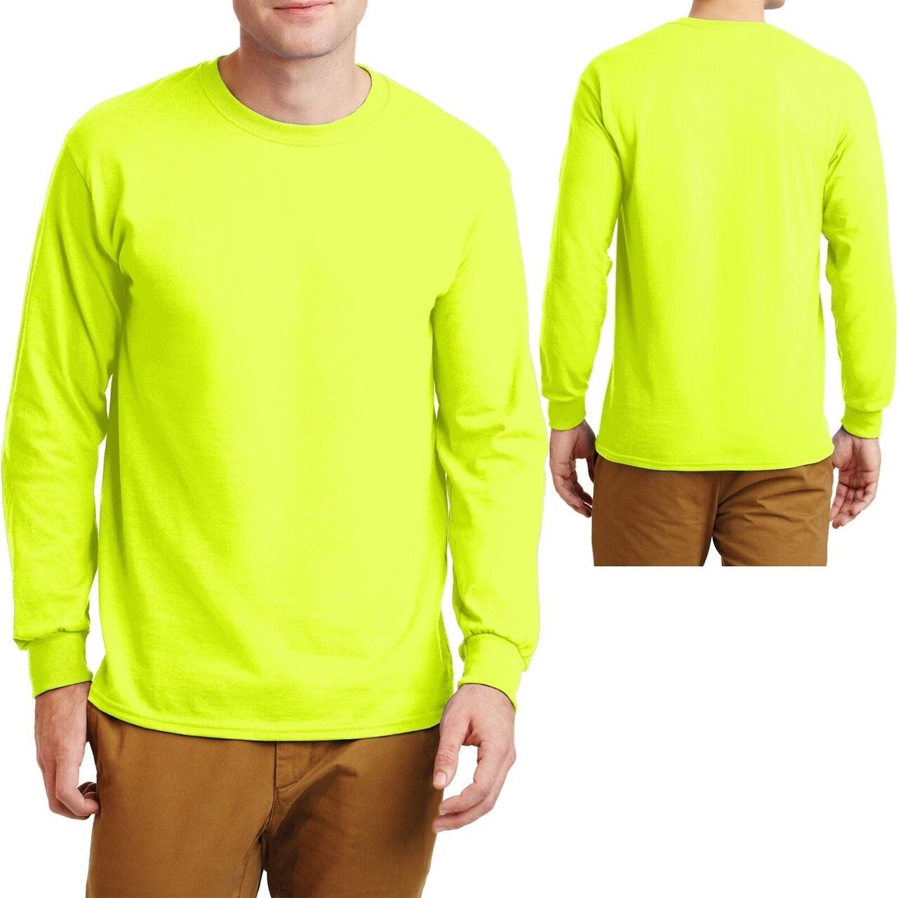 Sleeve Safety Green T-Shirt | RADYAN&#xAE;