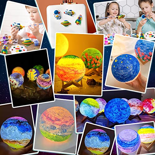 Paint Your Own Moon Lamp Kit, Halloween Gifts DIY Space Moon Night Light, Art  Supplies Arts & Crafts Kit, Arts and Crafts for Kids Ages 8-12, Toys Girls  Boy Birthday Gift Ages