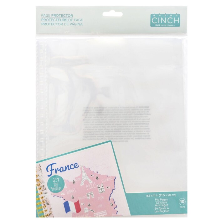We R Memory Keepers Cinch Page Protectors 8.5&#x22;X11&#x22; 10/Pkg 60000693 By American Crafts