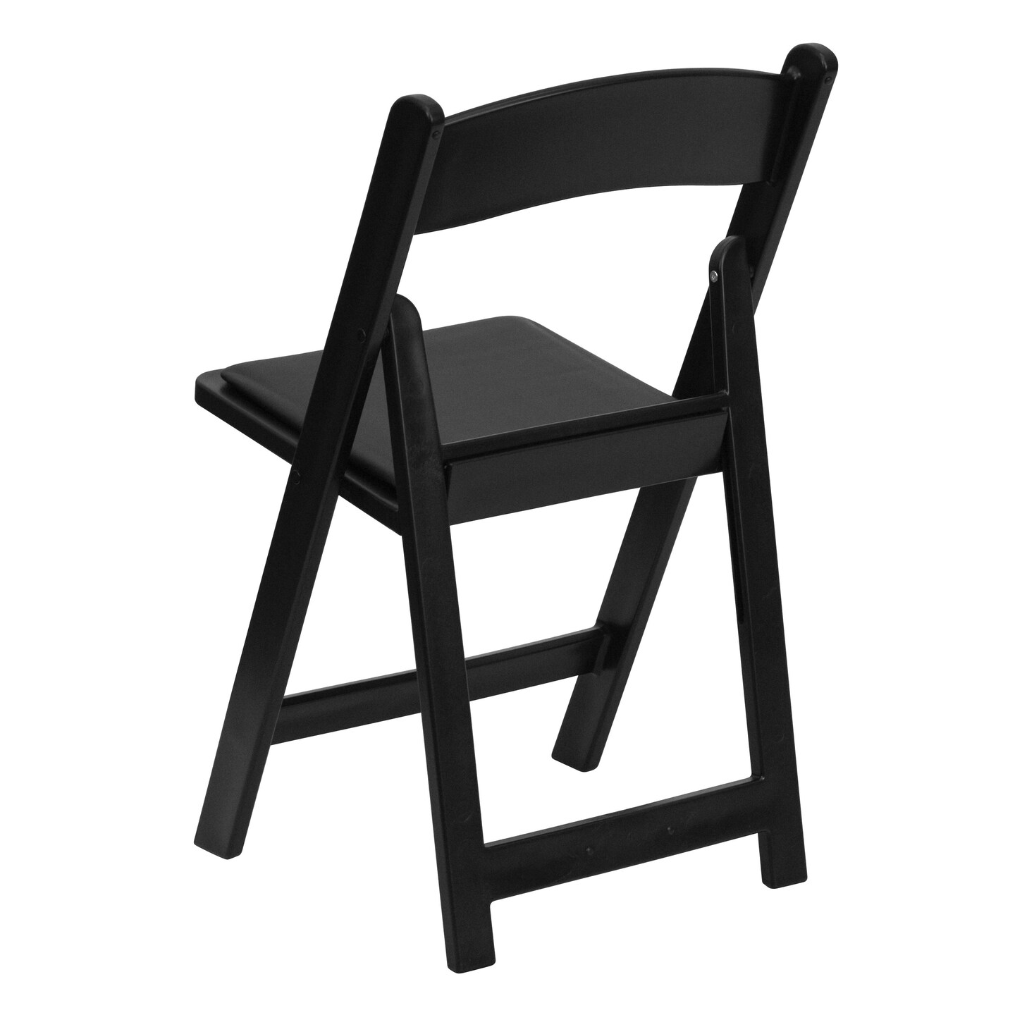 Emma and Oliver Set of 4 800 lb Weight Capacity Indoor/Outdoor Resin Folding Chairs