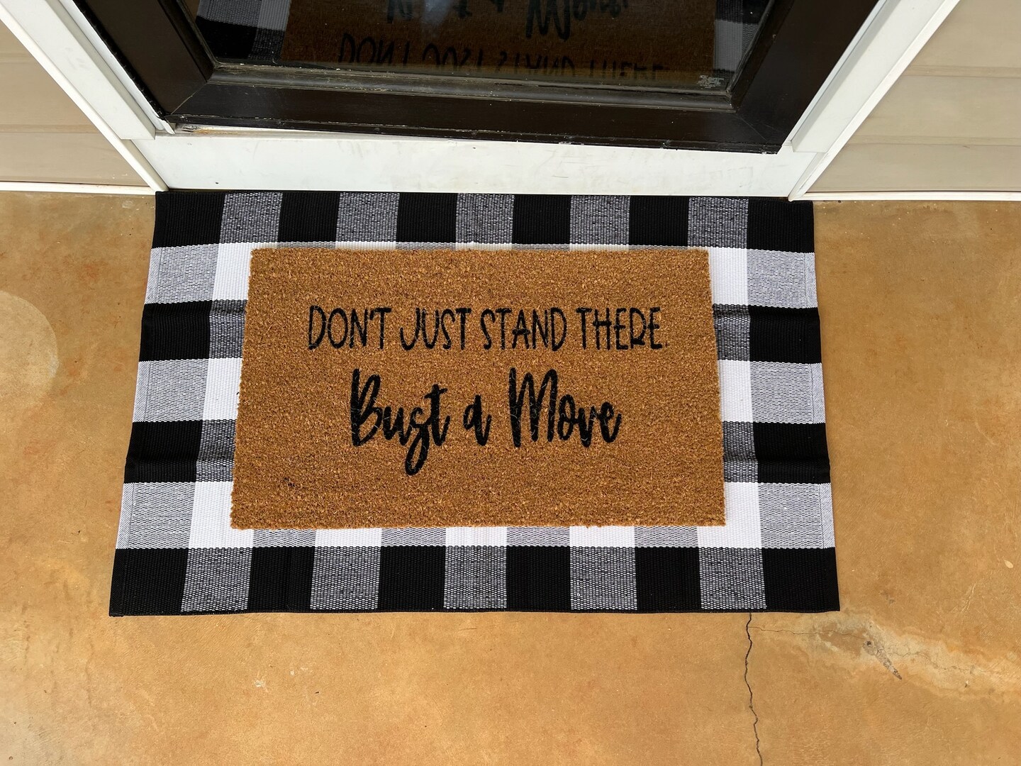 Shut the Front Door Funny Doormat, Outdoor Doormat