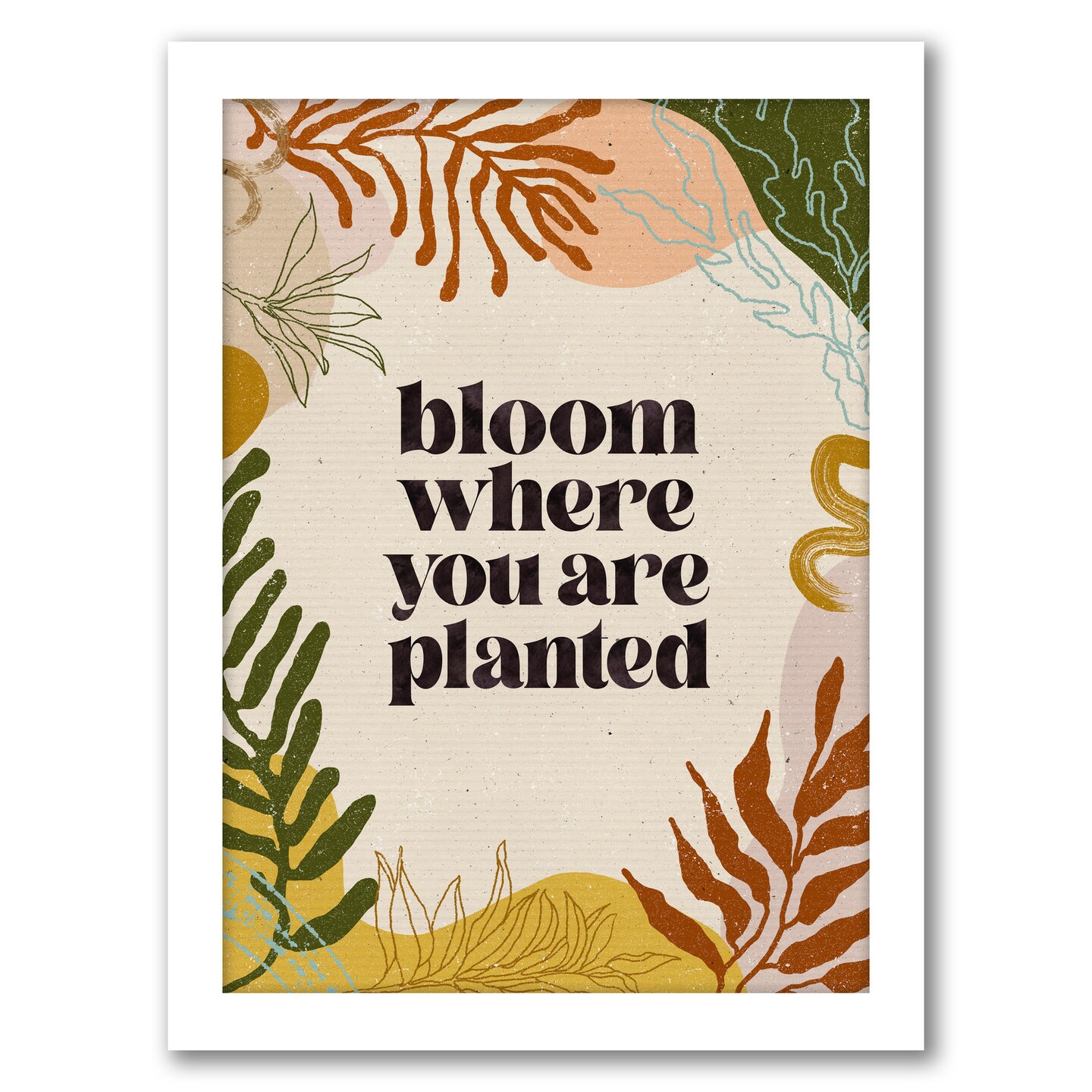 Bloom Where You Are Planted by Elena David Frame  - Americanflat