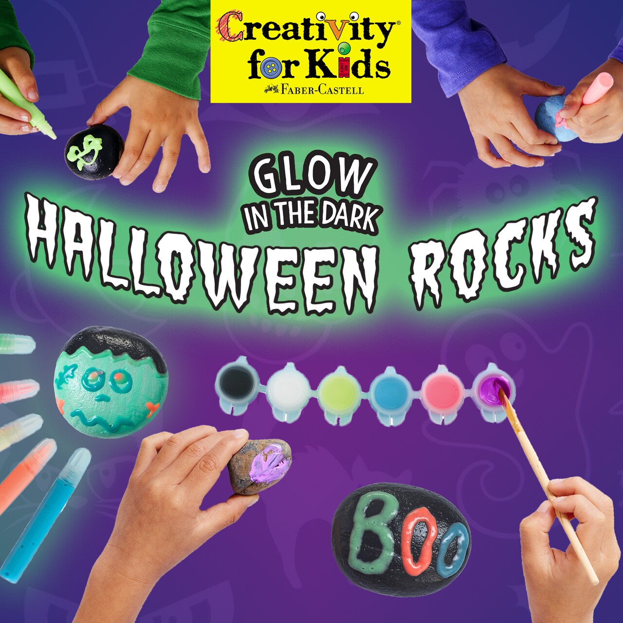 Creativity for Kids Glow in the Dark Rock Painting Kit
