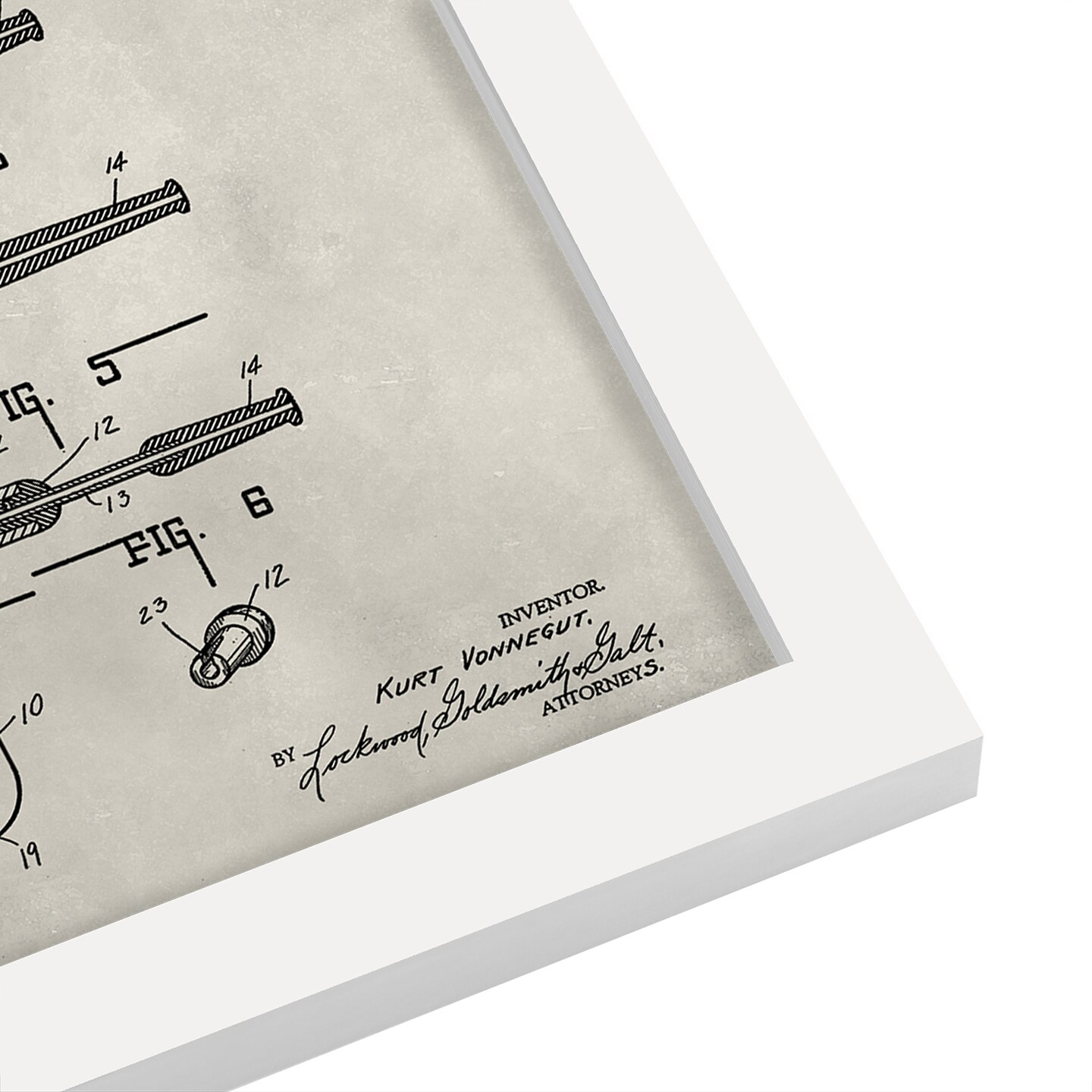 Patent--Pipe By Alicia Ludwig by World Art Group Frame  - Americanflat