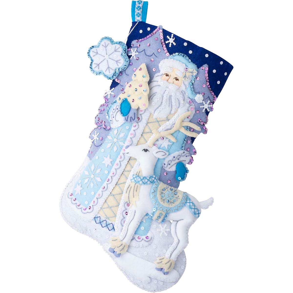 Bucilla Winter Wonderland Santa Stocking Kit