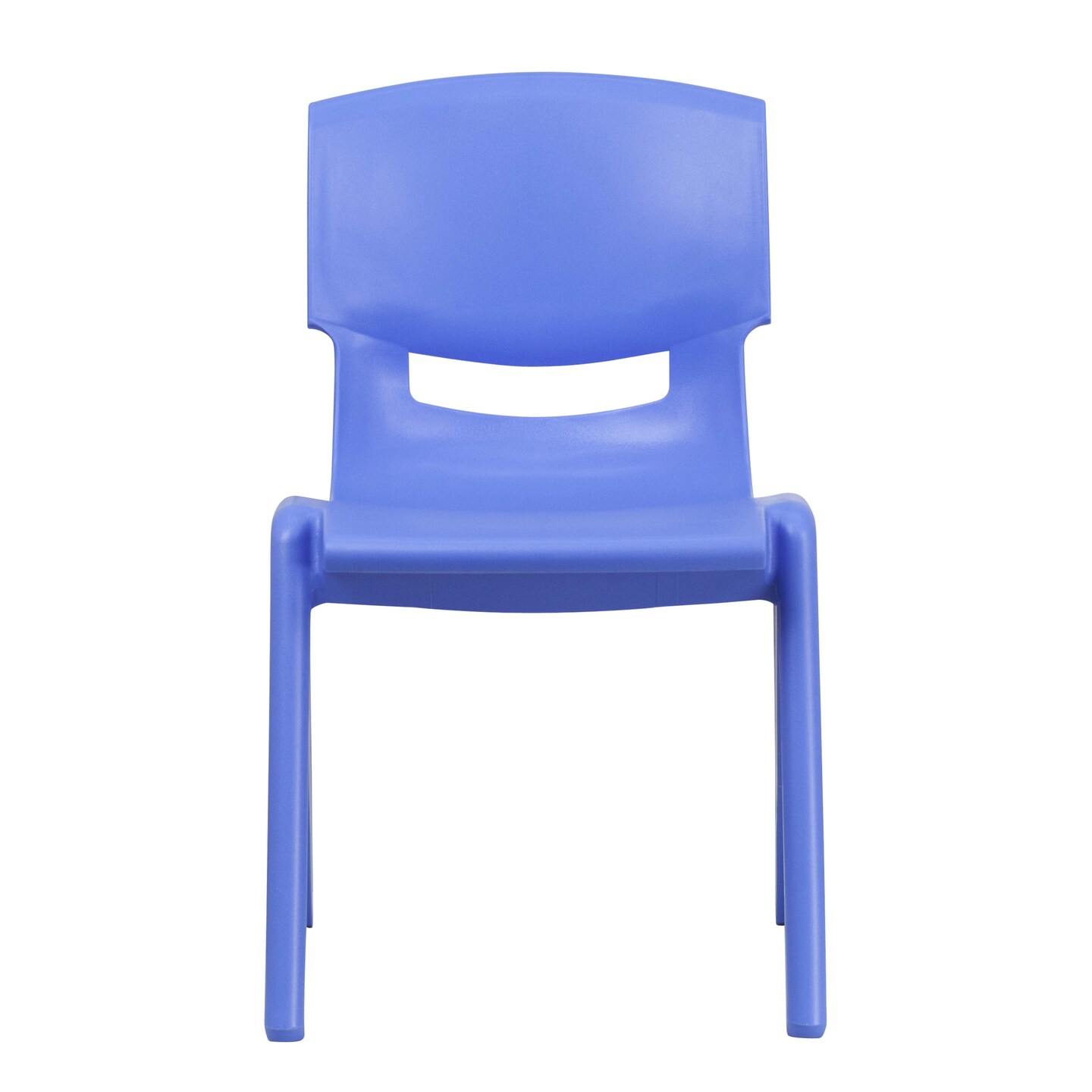 Emma and Oliver 2 Pack Plastic Stackable School Chair with 15.5&#x22;H Seat